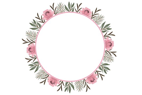 A Modern Watercolor Frame for Versatile Projects
