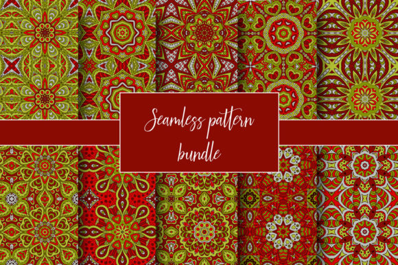Colorful Floral Seamless Ornament: A Creator’s Versatile Toolkit
