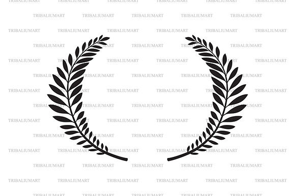 Floral Wreath Frame Monogram: Elegance as a Digital Asset