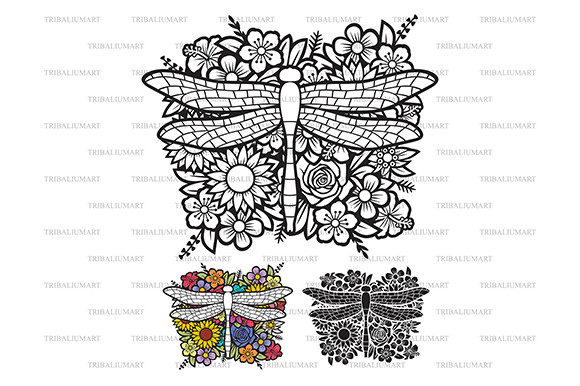 The Floral Dragonfly: Your Instant Gateway to Creative Projects