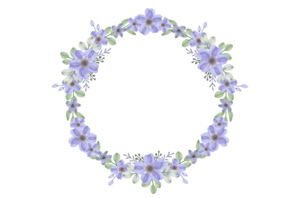 The Purple and Grey Floral Wreath: Your Versatile Creative Companion