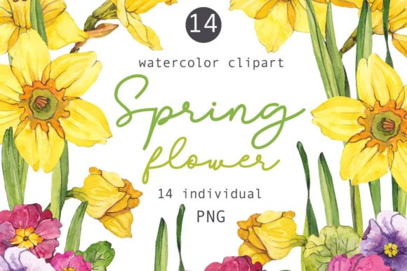 The Versatility of Watercolor Daffodil Clipart for Modern Creators
