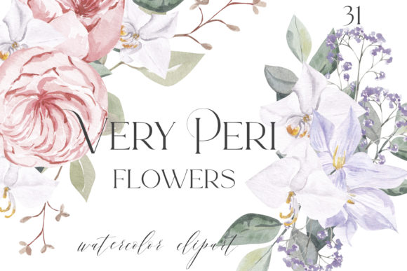 Unleashing Creativity with Very Peri Floral Clipart