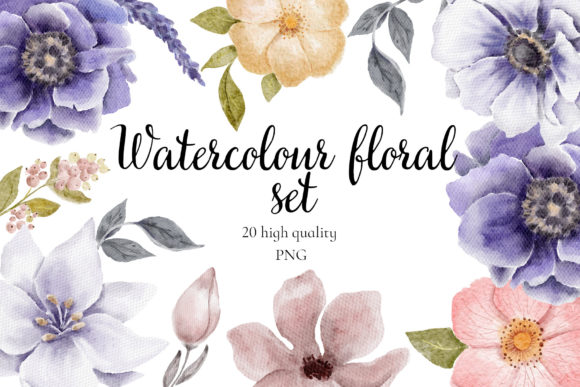 Unlock Creative Potential with Springy Watercolour Floral Clipart